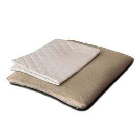 Pine Cushion, Quilted, Directly Filled, Pine Wood Cushion