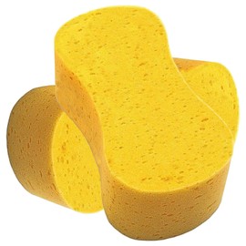 RSYHVG Jumbo Sponges,2 Pack Car Sponges,Washing Windows and Anti Scratch Technology,Perfect For Wheels, Windscreen & Bodywork For Car Cleaning (2PCS Yellow)