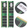 2Pcs Memory Module Desktop Computer DoubleSided 16Grain for AMD DDR