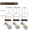 JQK Cabinet Hinges, 100 Degree Soft Closing Full Overlay Door