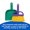 Schylling Children's Broom Set - Kids Pretend Play Cleaning Kit