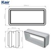 Kair Fast Seal 220mm x 90mm Ducting Quick Fit Connector
