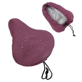 BULLSPANN Bicycle Saddle Cover Waterproof Seat Cover Sun Anti Aging Cross Bike Road Bike Mountain Bike Bicycle Cover 210D Oxford Material Purple