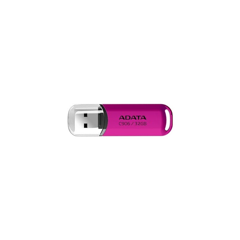 ADATA Memoria USB 32GB C906 2.0 Flash Drive Rosa AC906-32G-RPP