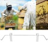 Stainless Steel Bee Frame Holder Bracket Shelving Rack Beekeeping Tool