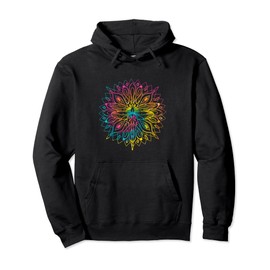 Colorful Dragonfly Mandala Entomologist Ladybugs Bee Bug Ant Pullover Hoodie