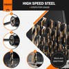 KENDO 29PC Drill Bit Set, 1/16"-1/2" Size 135° Tip HSS