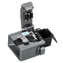 Uadme Optical Fiber Cleaver, 3 in 1 Fibre Optic Cutter Auto Blade Return 0.5° Optical Fiber Cutters Splicing Cutting Tool Cold Connection Tools with Storage Box