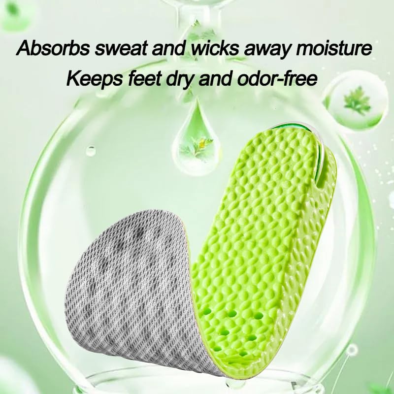 Increased Insole for Men and Women, Height Elastic Soft Breathable