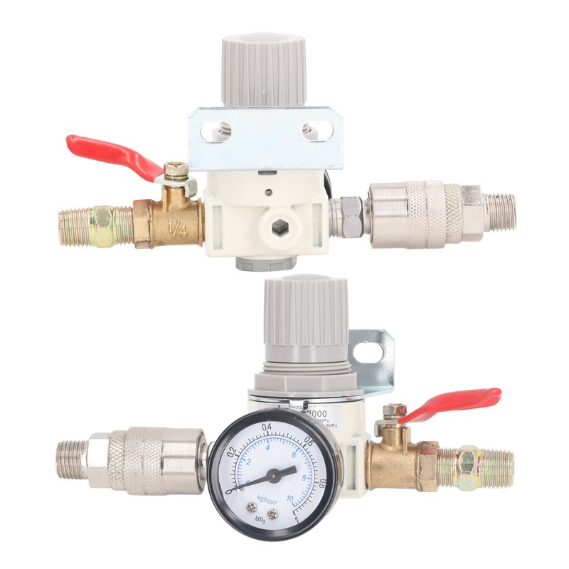 Air Compressor Pressure Regulator 1/4 Inch NPT Air Pressure Regulator