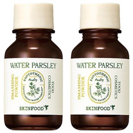 Skinfood Pantothenic Water Parsley Smashing Powder, 15ml, 2 pieces / 스킨푸드 판토테닉 워터 파슬리 스매싱 파우더, 15ml, 2개