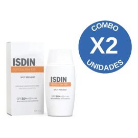 Combo X2 Fotoultra Isdin Spf 50 Fluido Spot Prevent 50 Ml