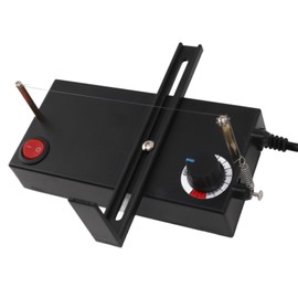 SIXRUN Hot Tape Cutting Machine, Electric Hot Cutter, Portable Temperature Control 100-600°C, ABS Material, EU Plug 220V