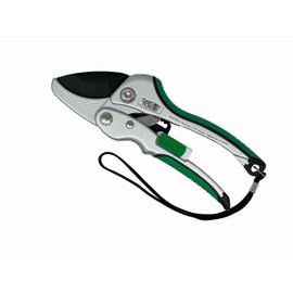 Garden Power Premium Heavy Duty Ratchet Pruning Shears, Professional Hand Pruner Garden Tool, Ergonomic Grip, 8 Inch yard clippers, Quality Carbon Steel with Ratchet Mechanism, ideal for women, senior