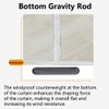 Magnetic Screen Door 80 x 200 cm, Self Sealing Mesh
