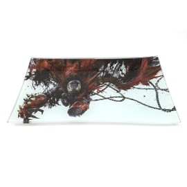 E.G.G. Shatter Resistant Glass Tray: Decorative Tray/Rolling Tray/Collectable/High Resolution/Great Gift (Spawn)