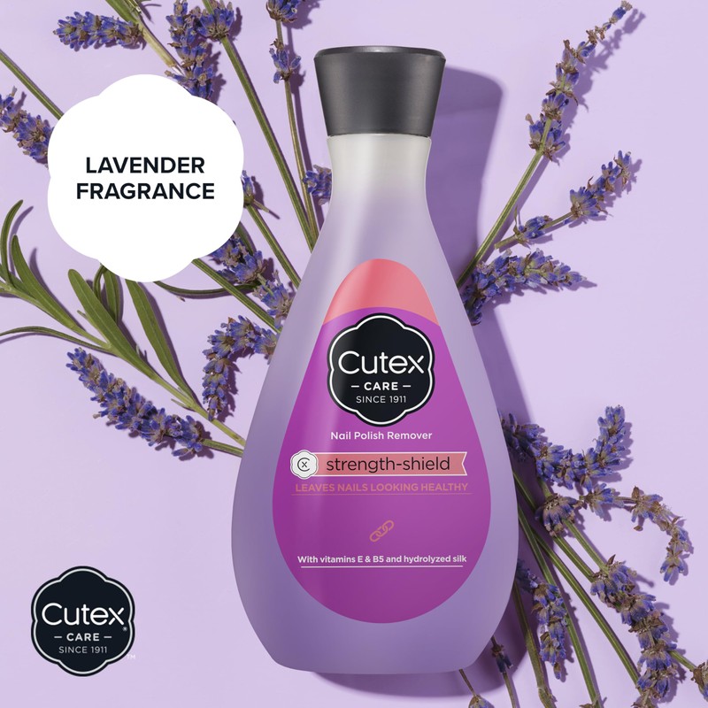 Cutex Strength Shield Nail Polish Remover, Leaves Fingernails & Toenails