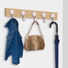 HARMIEY Plasterboard Veneer Wood Hooks Three Pin Hooks Clear Hooks