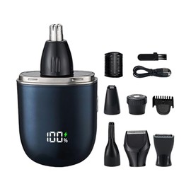 Rechargeable Nose Hair Trimmer Ear and Eyebrow Grooming Set Waterproof Beard Trimmer for Men and Women
