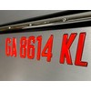 Boat Registration Decals | Boat Registration Stickers Domed Lettering