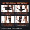 Knee Brace, Adjustable Compression Knee Support with Side Stabilizers, Patella