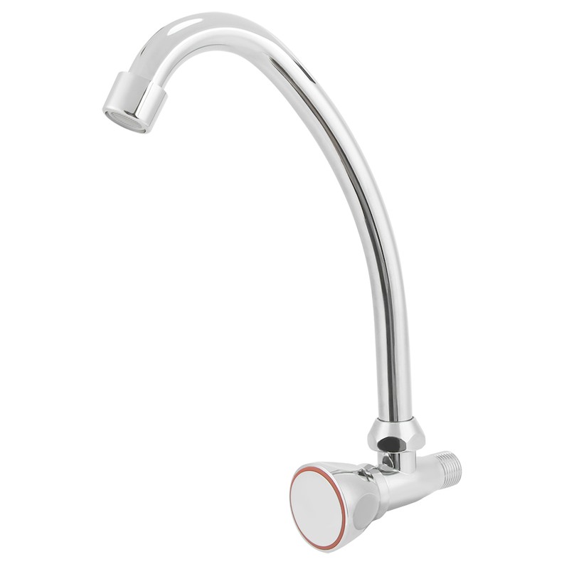 G1/2in Zinc Alloy Wall Mounted Single Hole Sink Cold Tap