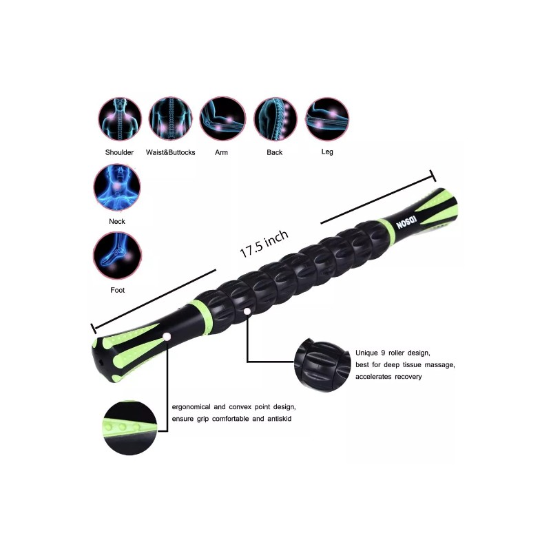 Muscle Roller Stick for Athletes- Body Massage Tools Massager for