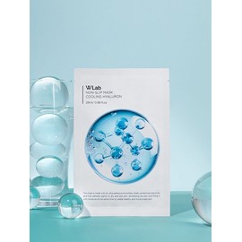 [5 sheets] W Lab Non-Slip Mask Cooling Hyaluronic Acid / [5매입] 더블유랩 논슬립 마스크 쿨링 히알루론산
