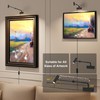 Hudyogy Picture Light for Wall with Retractable Arm, Rotatable Indoor