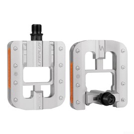 1 Pair Bicycle Pedals, Foldable Bicycle Pedals with Reflectors, Non-Slip Bicycle Pedals for Road Bike, Mountain Bike, Folding Bike, Bicycle Travel Essentials