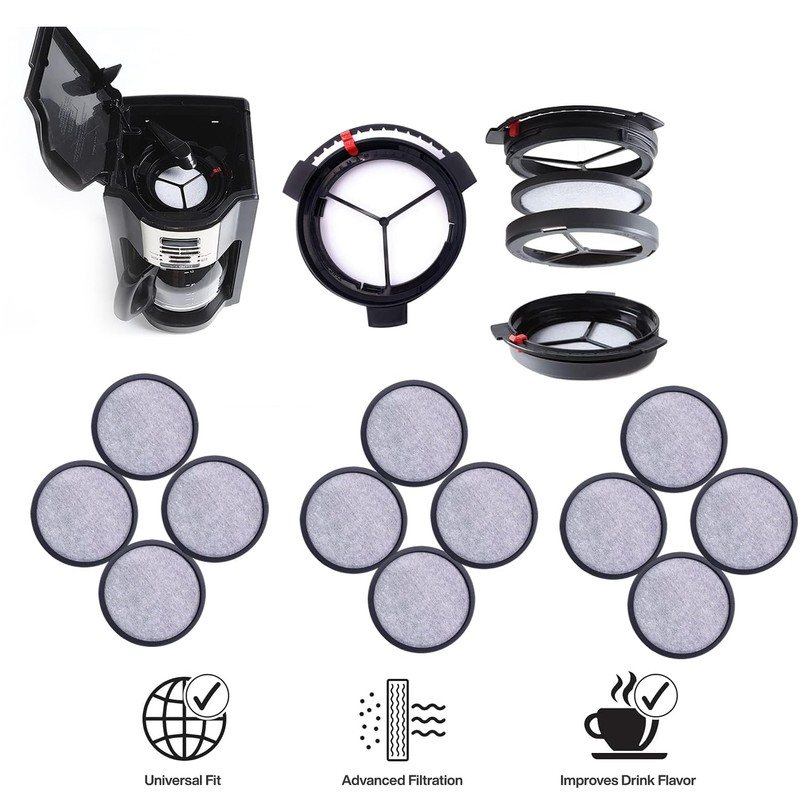 Coffee Filter Disks With Frame for Mr. Coffee Brewers Coffee
