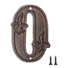 Zayookey Cast Iron House Numbers, 12 cm, Address Number Plate,