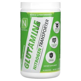 NUTRAKEY GLUTAMINE GLUTAMINA 9000 MG POR PORCIÓN 500 GRS 55 SERVS                                                                                     