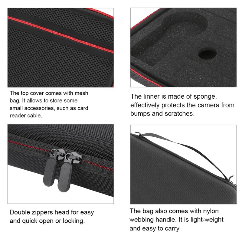 Action Camera Storage Bag Handbag Portable Box Protection Accessory for