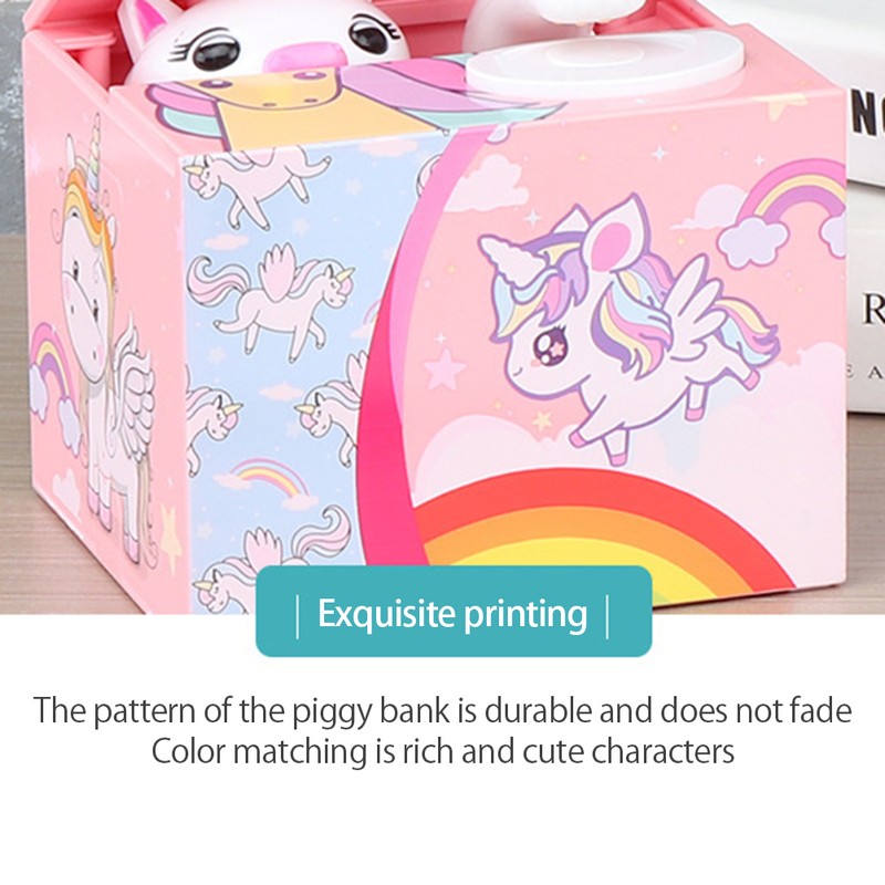 Christmas Stealing Coin Money Box Toy Santa Claus Piggy Bank