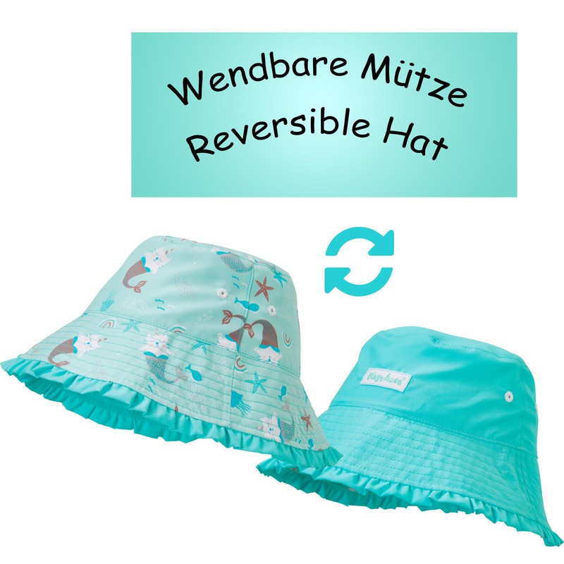 Playshoes Girls' UV Protection Sun Hat Bathing Cap Headgear Unicorn