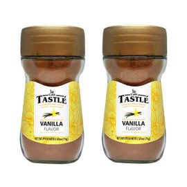 Café Tastlé Natural Flavored Instant Coffee, Vanilla Flavor, 2 Jars of 2.65 oz (5.30 Oz)