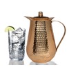 BOLD & DIVINE 2 Liter Copper Pitcher, Hand Hammered, Classic,
