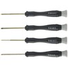 HOZAN ESD Precision Screwdriver Set D-91-00/D-91-0/D-92-1.8/D-92-2.5, 4-Piece Set D-912