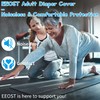 EEOST Adult Diaper Cover, Leakproof Waterproof Reusable Plastic Pants for