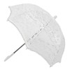 Lace Wedding Umbrella Romantic Embroidery Flower Bridal Umbrella Ergonomic Handle