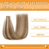 YDDM Cinta En Extensiones De Cabello Cabello Humano, Castaño Castaño