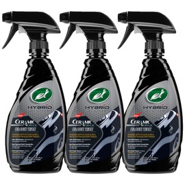 Turtle Wax 53893 Hybrid Solutions Ceramic Acrylic Black Spray Wax Formulated for Black Car Paint, Fills Scratches and Swirl Marks, Provides Water Repellency, Protection and Shine, 16 oz. (Pack of 3)