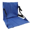 Foldable Seat Cushion Backrest Beach Chair Mat Single Person Portable