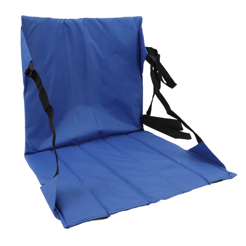 Foldable Seat Cushion Backrest Beach Chair Mat Single Person Portable