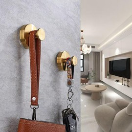 Nocessary Suction Cup Hooks for Shower, Upgrade No-Drill Stainless Steel Waterproof Suction Cup，Wall-Mounted Strong Hooks for Kitchen Wall, Glass, Mirror, Tile, Hanging Towels Robes