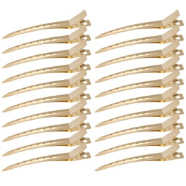 Entebill Hair Clips, Section Clips, Hairdresser, Pack of 24, Alligator Curl Hair Clips, Metal Curl Clips for Women and Girls, DIY Hairstyle