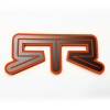 FMS Gear (1) ORANGE RTR Emblem Fits FORD MUSTANG Rear