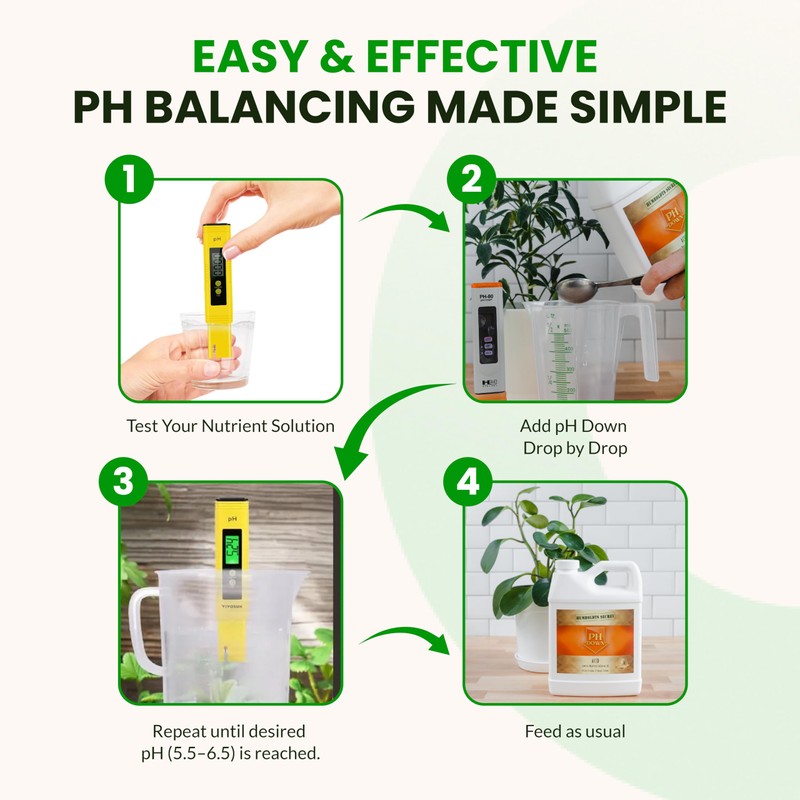 Humboldts Secret pH Down for Plants | Liquid pH Adjuster