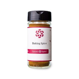 Savory Spice Baking Spice - All-Purpose Baking Spice Blend with Cinnamon, Nutmeg, Mace, Allspice & Ginger | Mixed Spices for Baking Sweets, Pies, Cakes & Breads (Medium Jar - Net: 2 oz)